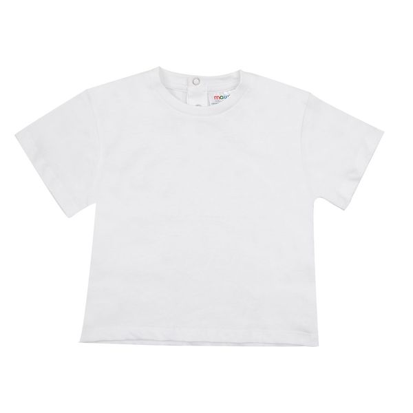 T-shirt basic bimbo bianca - Mawi