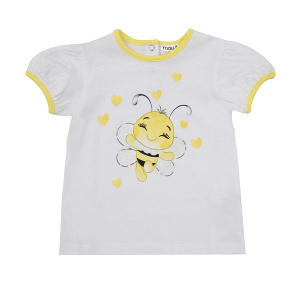 T-shirt jersey bimba stampa ape - Mawi