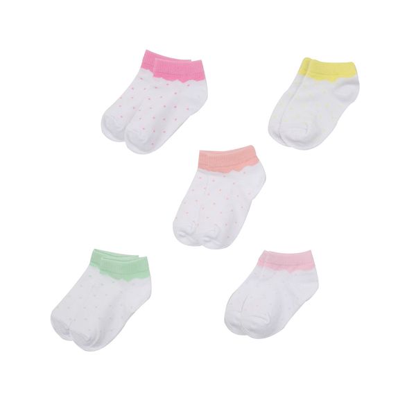 Pack 5 paia calzini bimba pois - Mawi