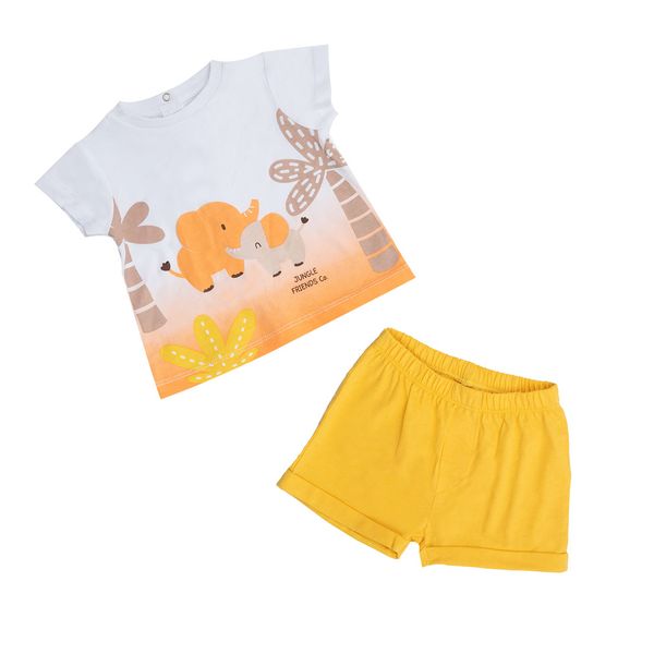 Completino 2 pezzi bimbo giallo - Mawi