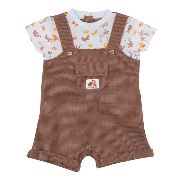 Tutina salopette bimbo marrone - Mawi