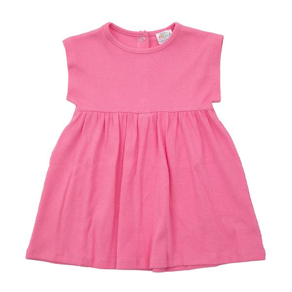 Abitino rosa a costine senza maniche - Mawi