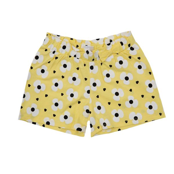 Short jersey bimba giallo con fiocco - Mawi