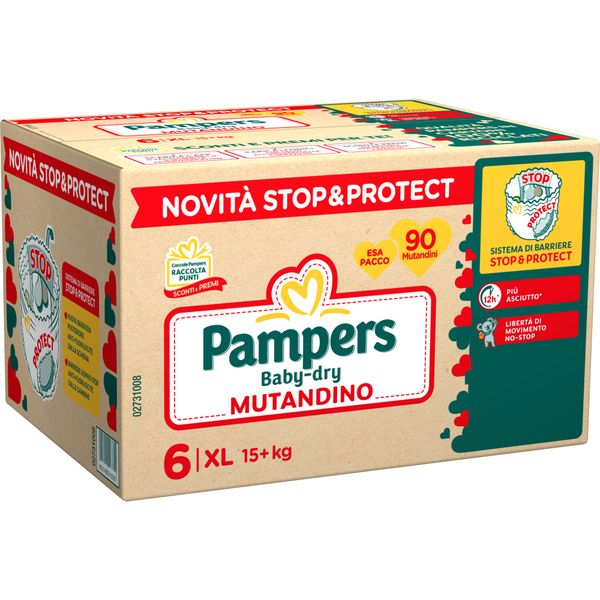 Baby dry mutandino esa xl x90 - pampers - Catalogo Pampers