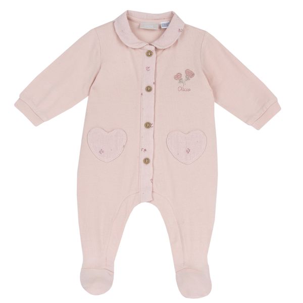 Tutina in cotone, ideale per primavera e autunno, con apertura frontale ed entrogamba - Chicco