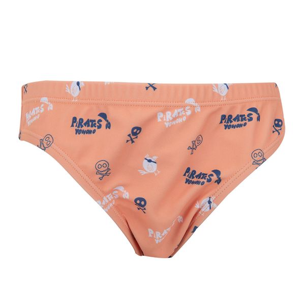 Costume slip bimbo arancio stampato - Mawi