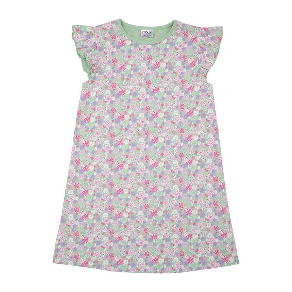 Abito jersey bimba verde chiaro stampato - Mawi