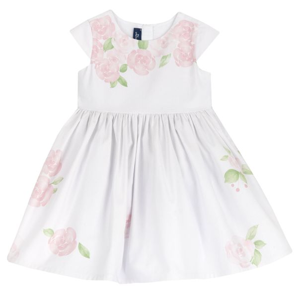 Vestito a maniche corte elegante, in cotone - Chicco