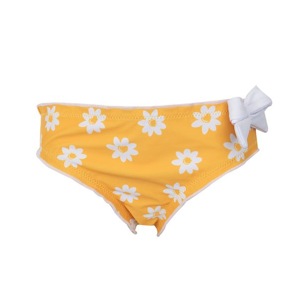 Costume mutandina bimba giallo con fiocchetto - Mawi