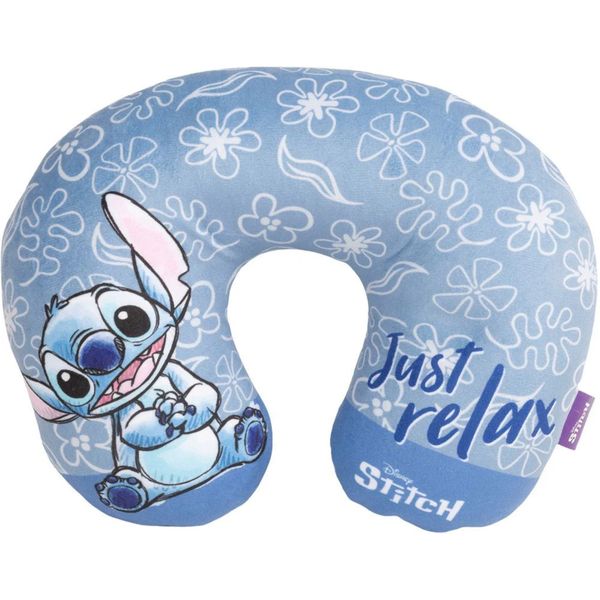 Cuscino da viaggio cervicale per bambini in tessuto  - stitch - Disney