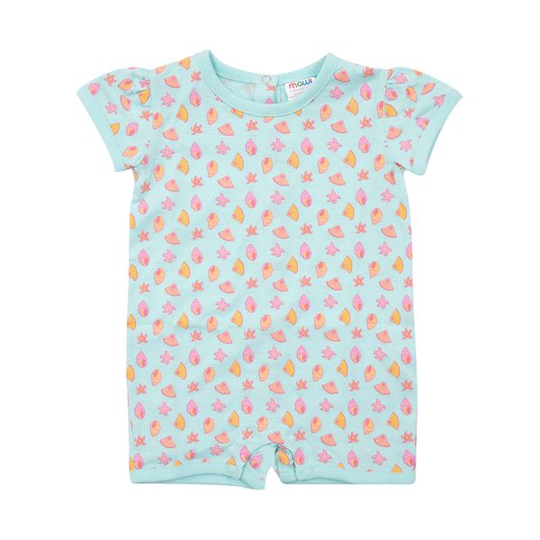 Pigiama intero bimba conchiglie azzurro - Mawi
