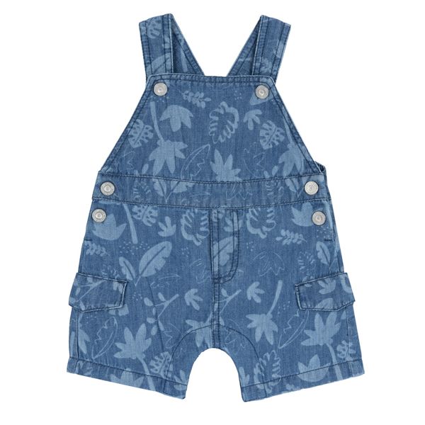 Salopette in cotone, effetto denim - Chicco
