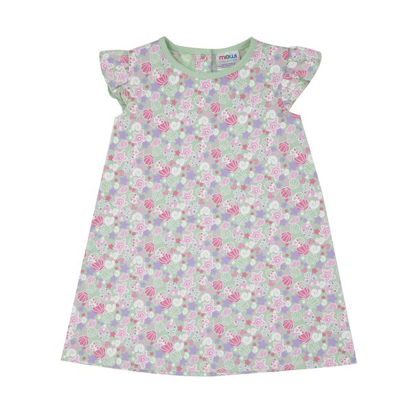 Abito jersey bimba verde chiaro stampato - Mawi