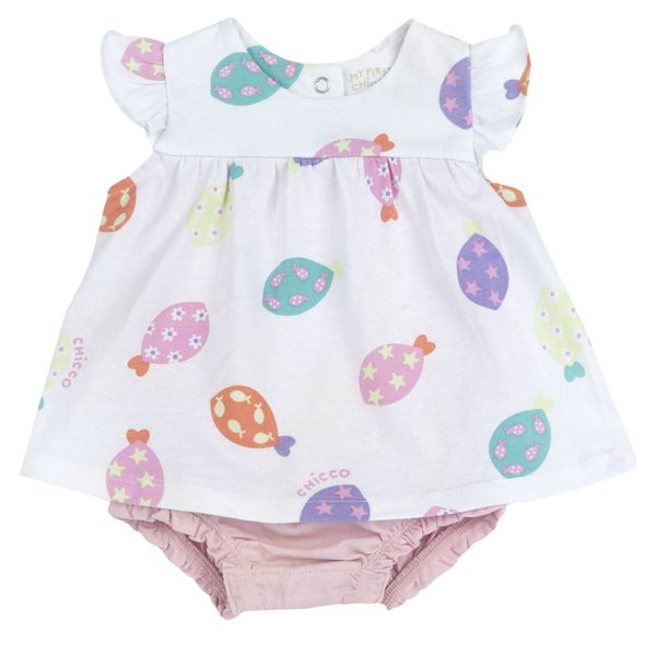 Pagliaccetto, apertura sulla schiena e a patello - Chicco