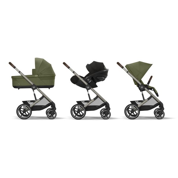 Trio balios s lux tpe moss green nav cots cloudg pls blk+adatt. - cybex - Cybex