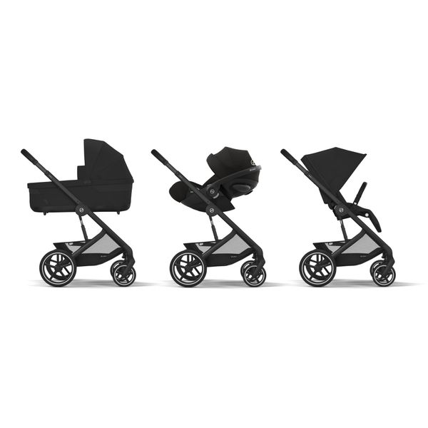Trio balios s lux blk moon black nav cots cloudg pls blk+adatt. - cybex - Cybex