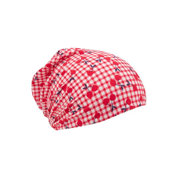 Bandana jersey bimba rossa stampata - Mawi