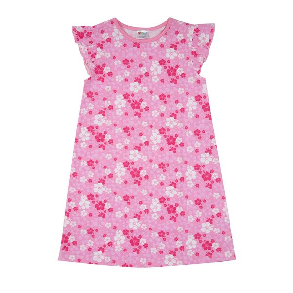 Abito jersey bimba rosa stampato - Mawi