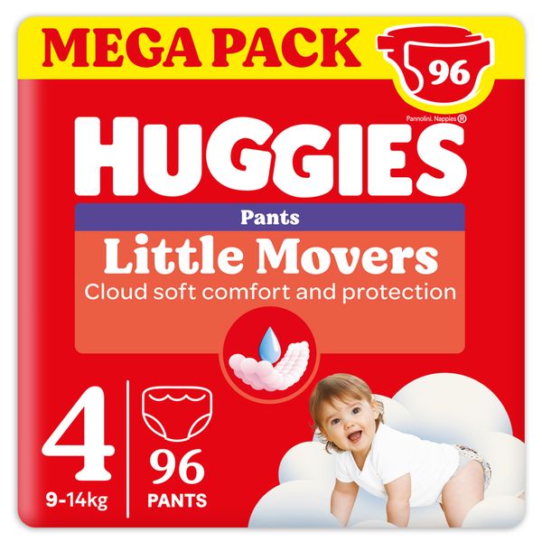 Pannolini little movers mutandina megapack tg.4 - 96 pezzi - huggies - Huggies