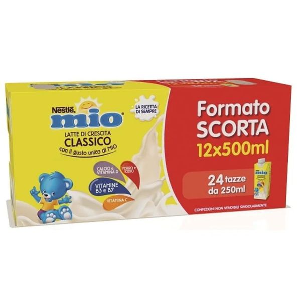 Mio latte di crescita classico 12x500ml - nestlé - NESTLE'