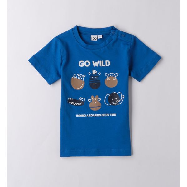 Tee shirt bianca st animali - IDO