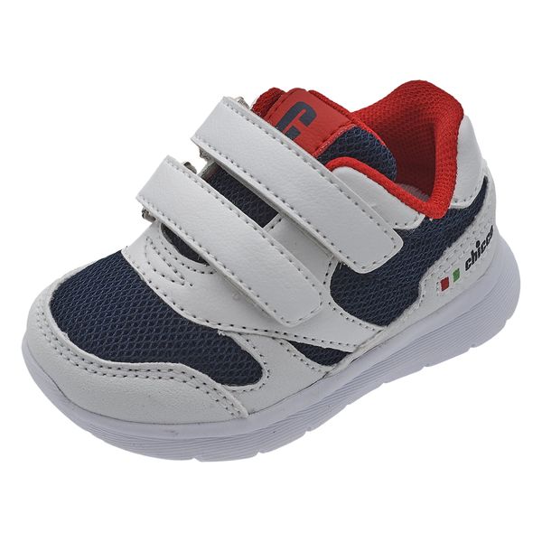 Sneaker bimbo con suola leggera e doppio strappo - Chicco