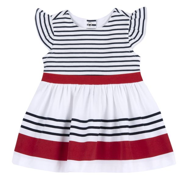 Vestito a maniche corte elegante, in cotone - Chicco