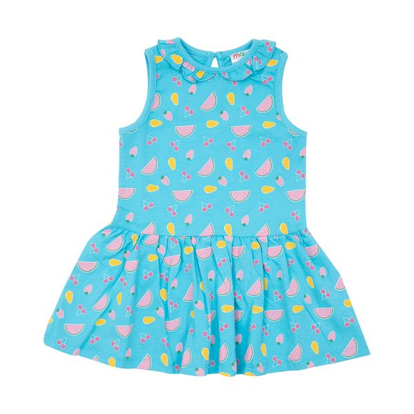 Abito estivo bimba azzurro stampa anguria - Mawi