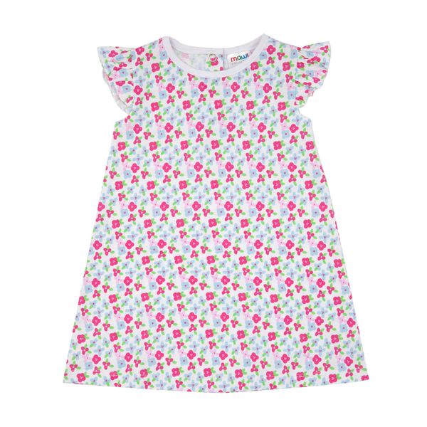 Abito estivo bimba fiori multicolor stampato - Mawi