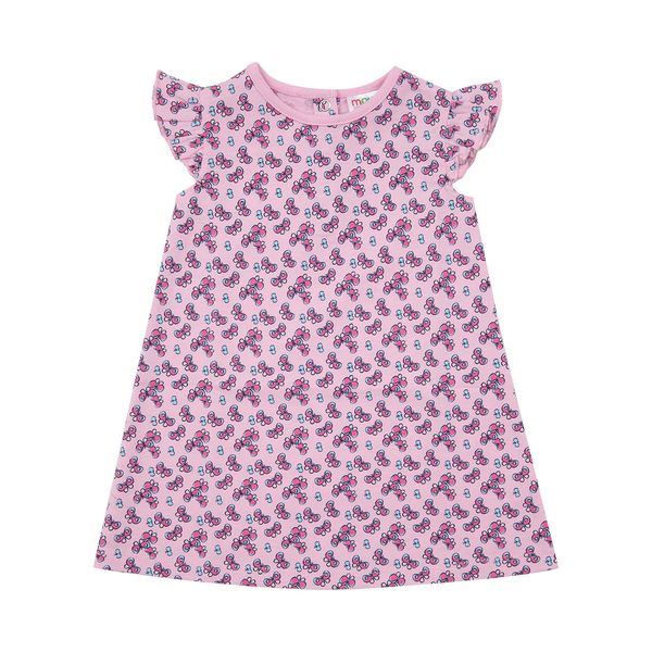 Abito estivo bimba rosa stampa farfalle - Mawi