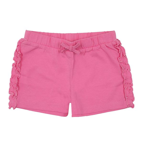 Shorts bimba rosa  con frill - Mawi