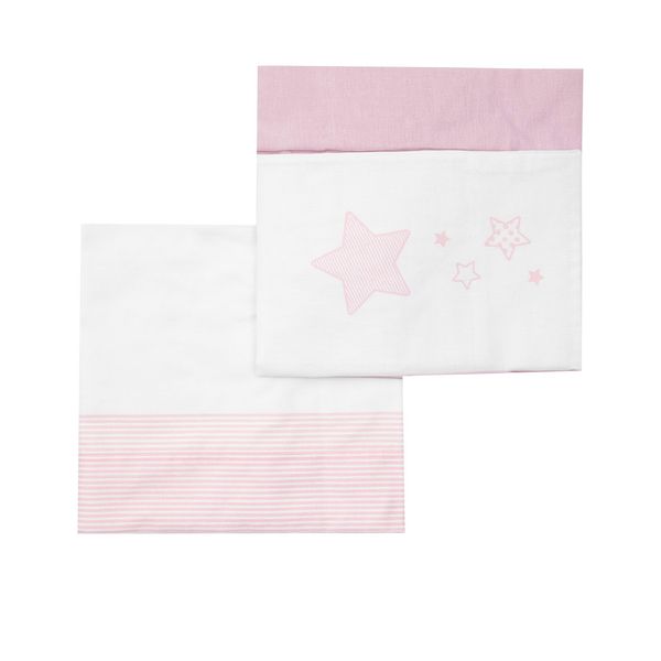 Set 3 pezzi culla/carrozzina stellina rosa - Mawi