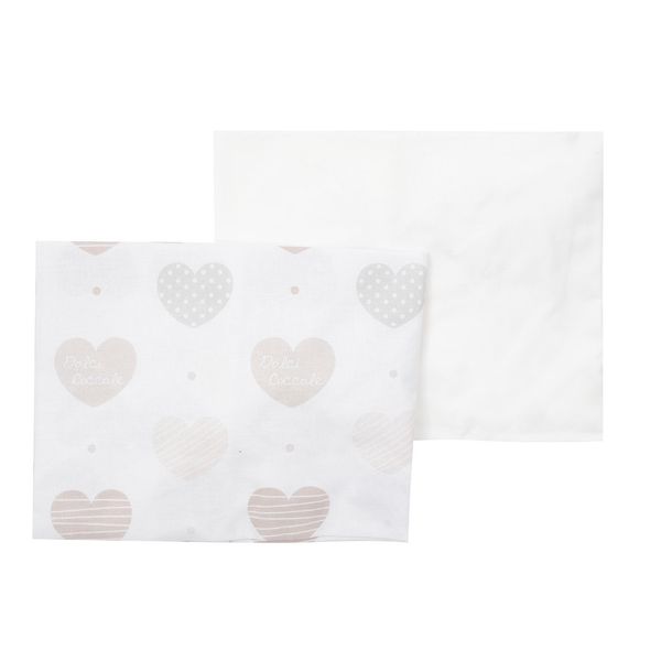 Set 2 pezzi culla cuori - Mawi