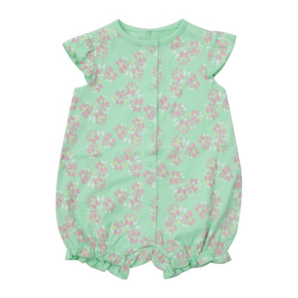 Pagliaccetto jersey bimba verde apertura completa - Mawi