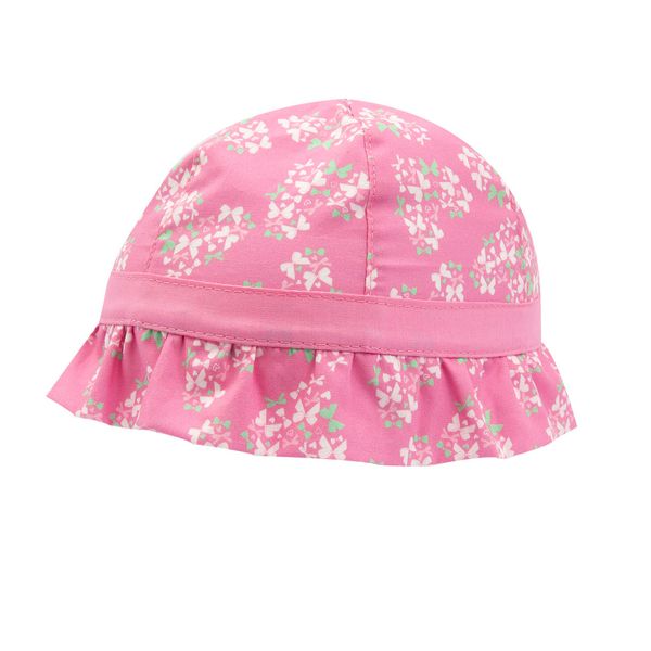 Cappellino bimba rosa con farfalline - Mawi