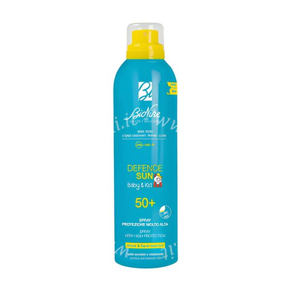 Protezione solare defence sun 50+ baby & kid spray 200 ml  - bionike - Bionike