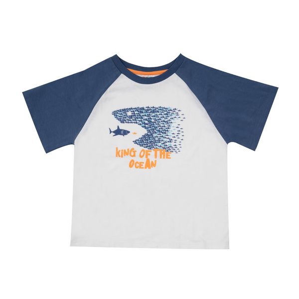 T-shirt mezza manica bambino squalo - Mawi