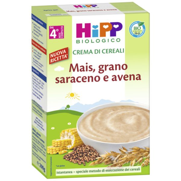 Crema cereali mais, gr.saraceno avena 200g -  hipp - Hipp