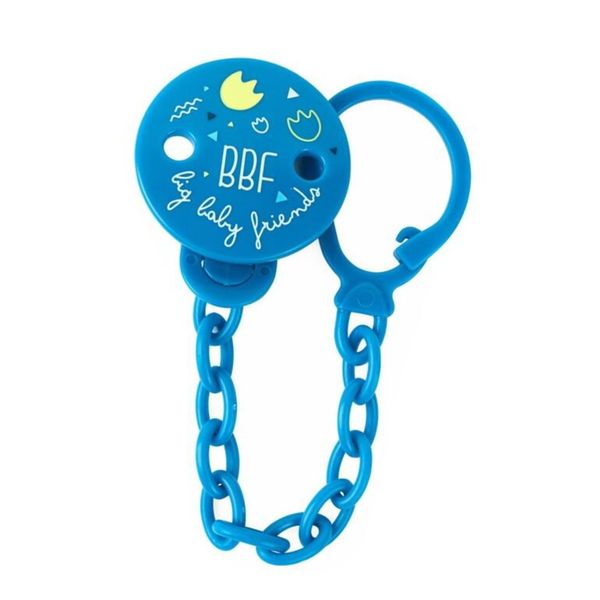 Clip salvasucchietto con catenella - blu - neo baby - Neo Baby