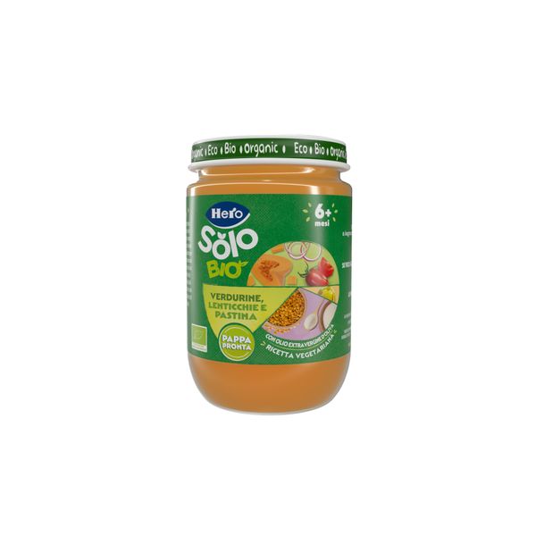 Omogeneizzato solo pastina lenticchie verdurine 190g - hero - Hero