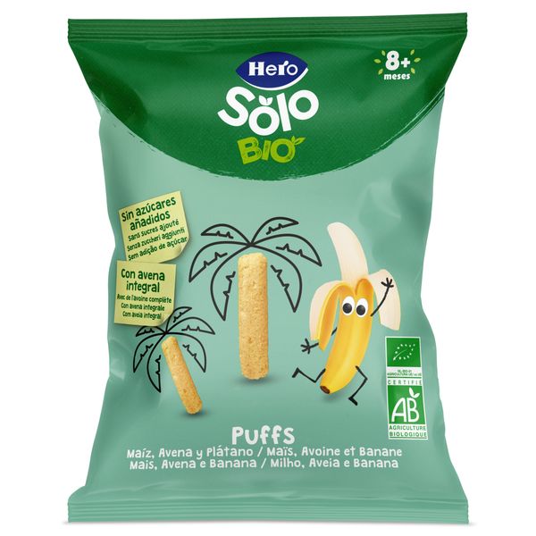 Solo snack puff avena banana 25g - hero - Hero