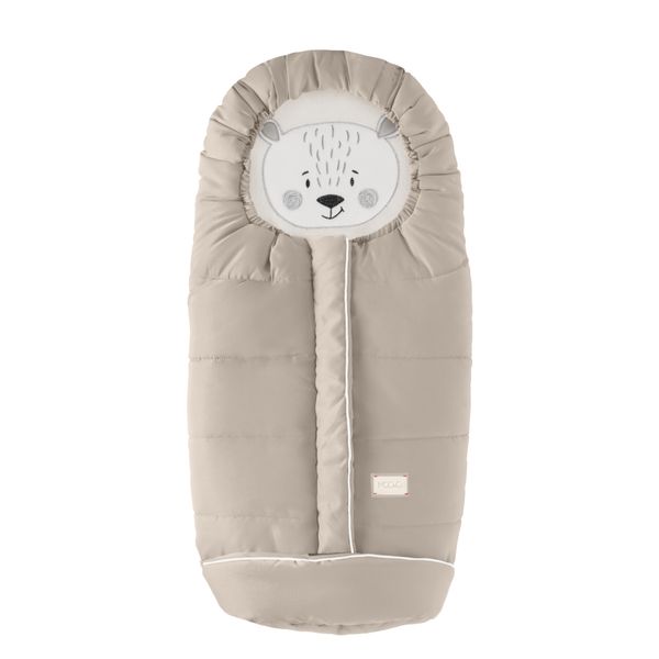 Sacco universale moovo per seggiolini  ovetto auto gruppo 0+ cuccioli sabbia - nuvita - Nuvita