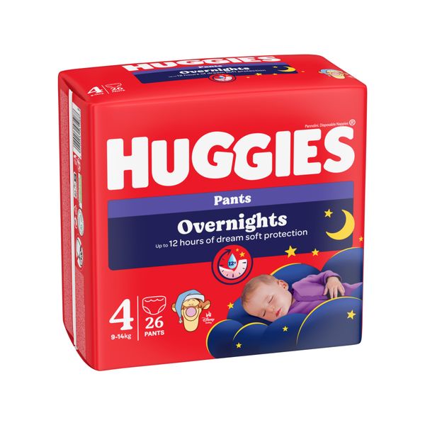 Pannolino overnight mutandina tg. 4 26pz - huggies - Huggies