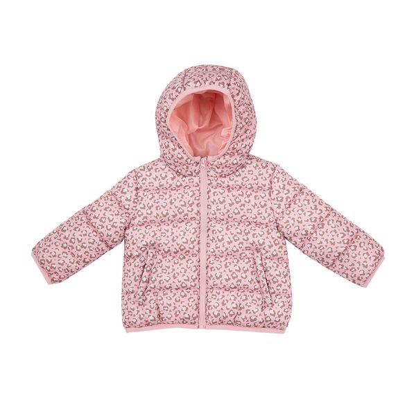 Piumino basic bimba rosa stampato - Mawi