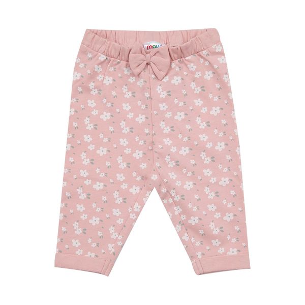 Pantalone felpato bimba rosa stampato - Mawi