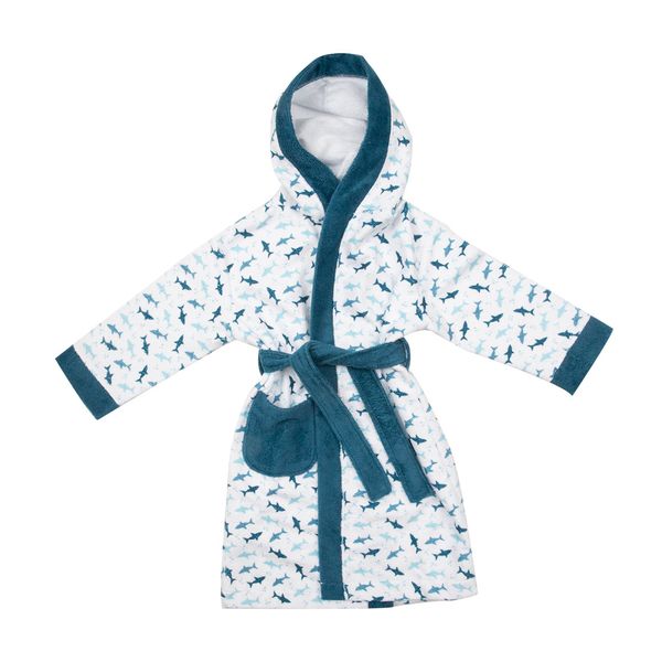 Accappatoio bimbo squali - Mawi