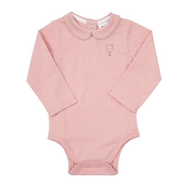 Body manica lunga bimba rosa - Mawi