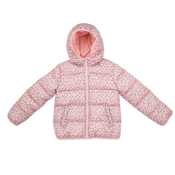 Piumino basic bimba rosa stampato - Mawi