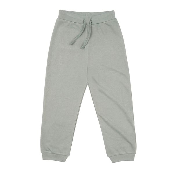 Pantalone felpato french terry bimbo verde - Mawi