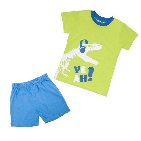 Completo maglietta e pantaloncini "dino rock" - mawi - Mawi